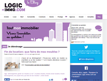 Tablet Screenshot of blog.logic-immo.com